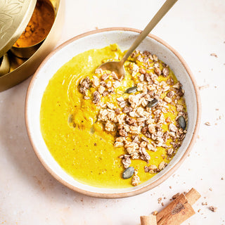 Turmeric Milk Talbina Recipe