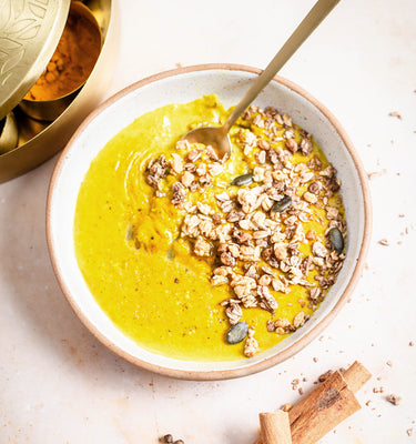 Turmeric Milk Talbina Recipe