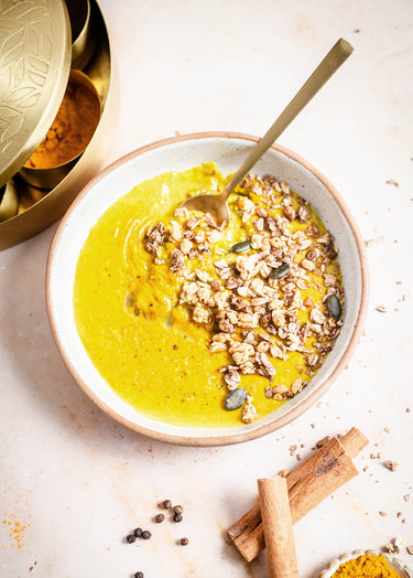 Turmeric Milk Talbina Recipe