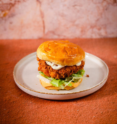 Crispy Fried Chicken Burgers - Roohts